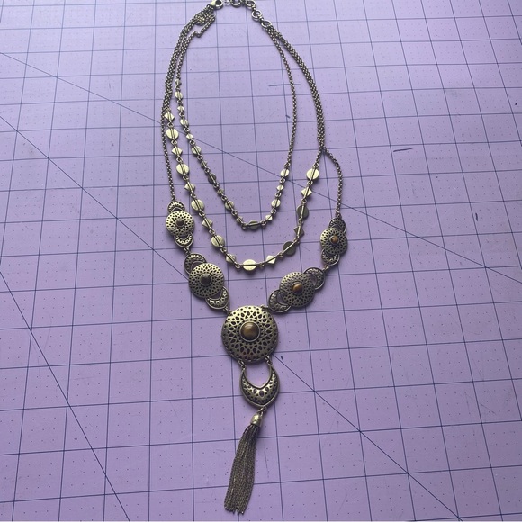 Brass necklace - Picture 3 of 8